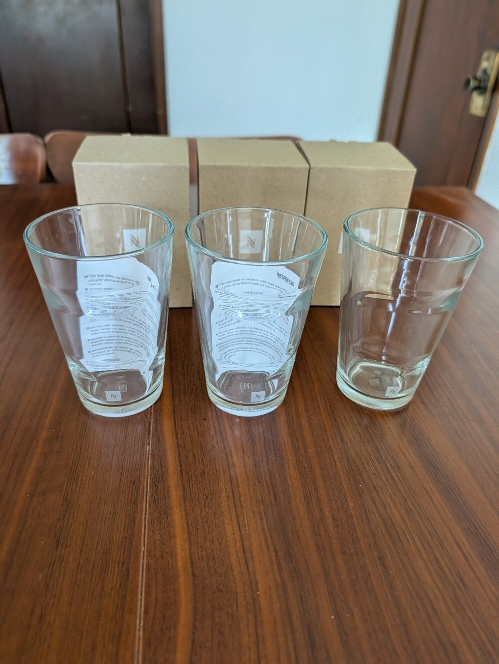 Nespresso View Collection Recipe Glass Made In France Set of 3